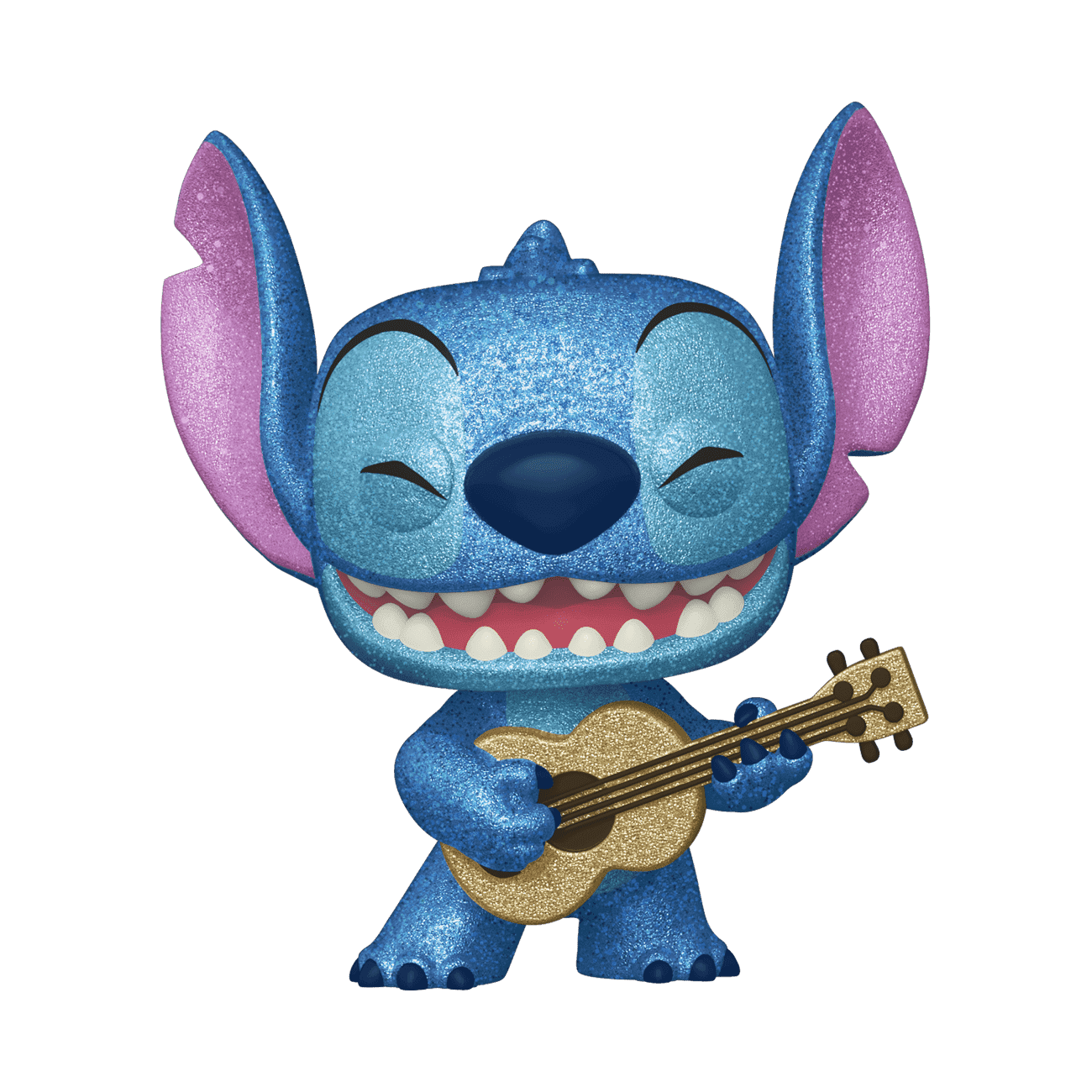 image de Stitch with Ukulele (Diamond Glitter)